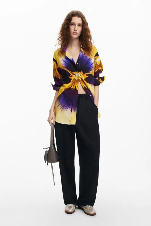 Women Shirts And Blouses Desigual Lilium Shirt M Christian Lacroix