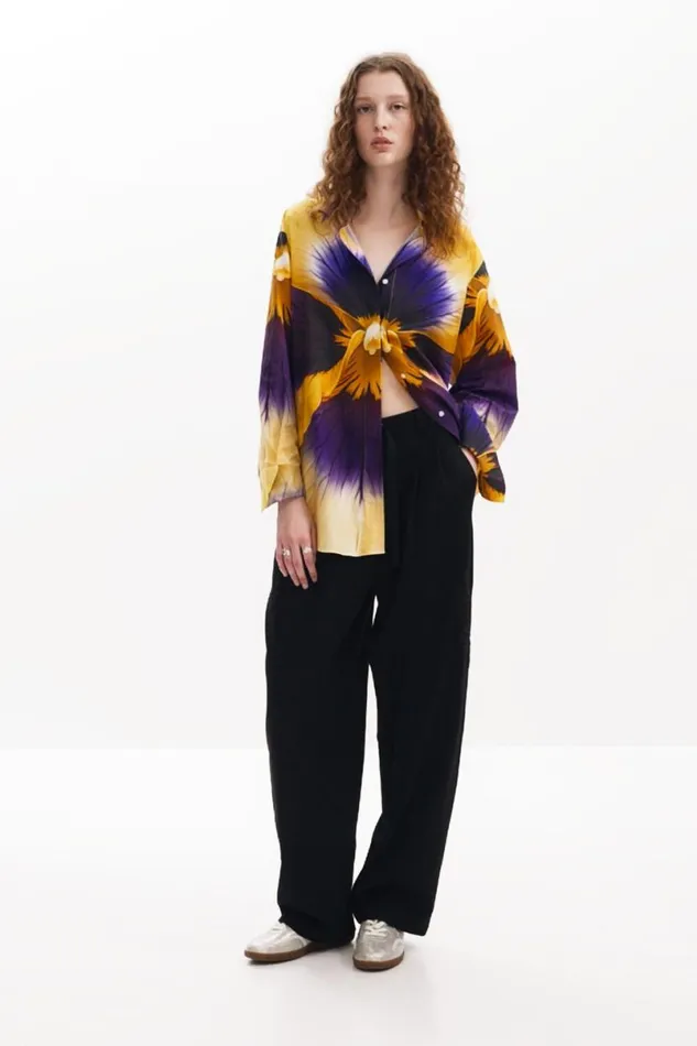 Women Shirts And Blouses Desigual Lilium Shirt M Christian Lacroix