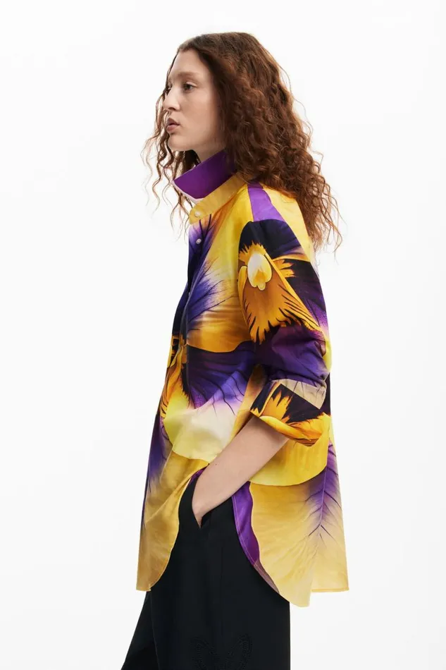 Women Shirts And Blouses Desigual Lilium Shirt M Christian Lacroix