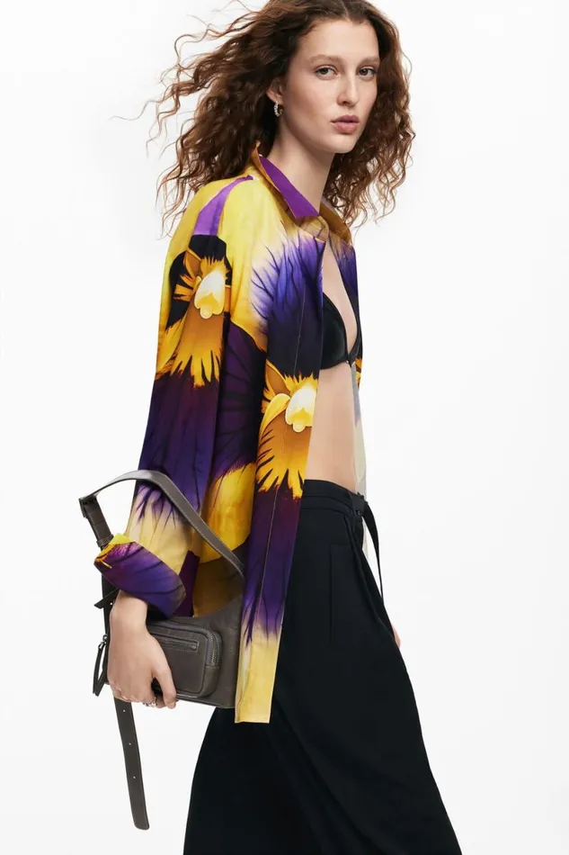 Women Shirts And Blouses Desigual Lilium Shirt M Christian Lacroix