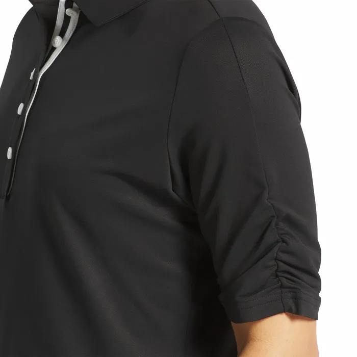 Women Shirts FootJoy Ruched Half Sleeve Women