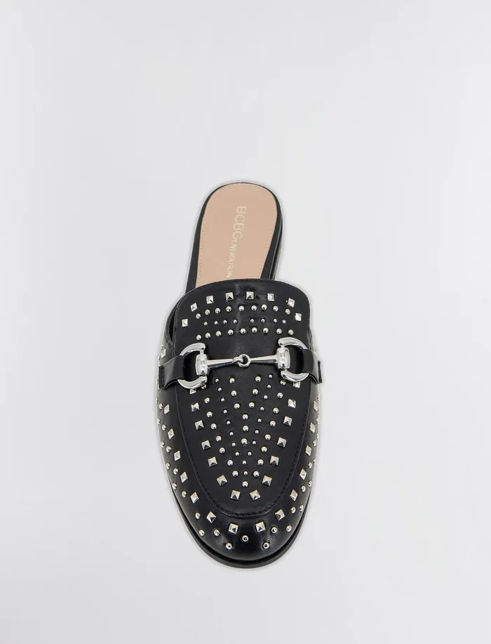 Women Shoes BCBG BlackNickel Zorie Loafer Mule Blacknickel