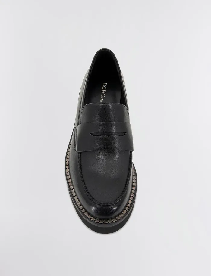 Women Shoes BCBG Black Sabin Loafer Black