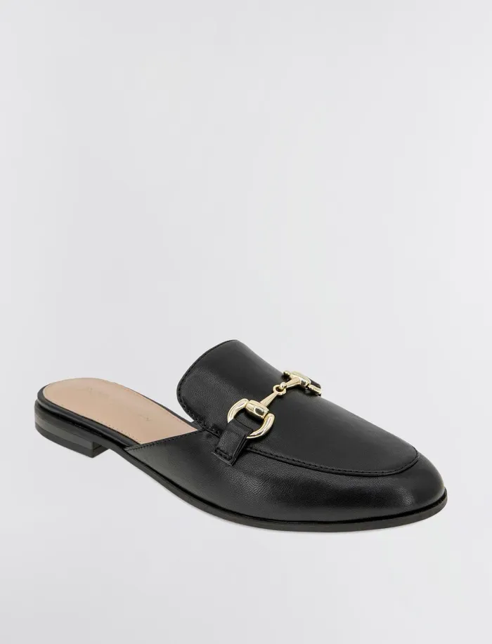 Women Shoes BCBG Black Zorie Loafer Mule Black
