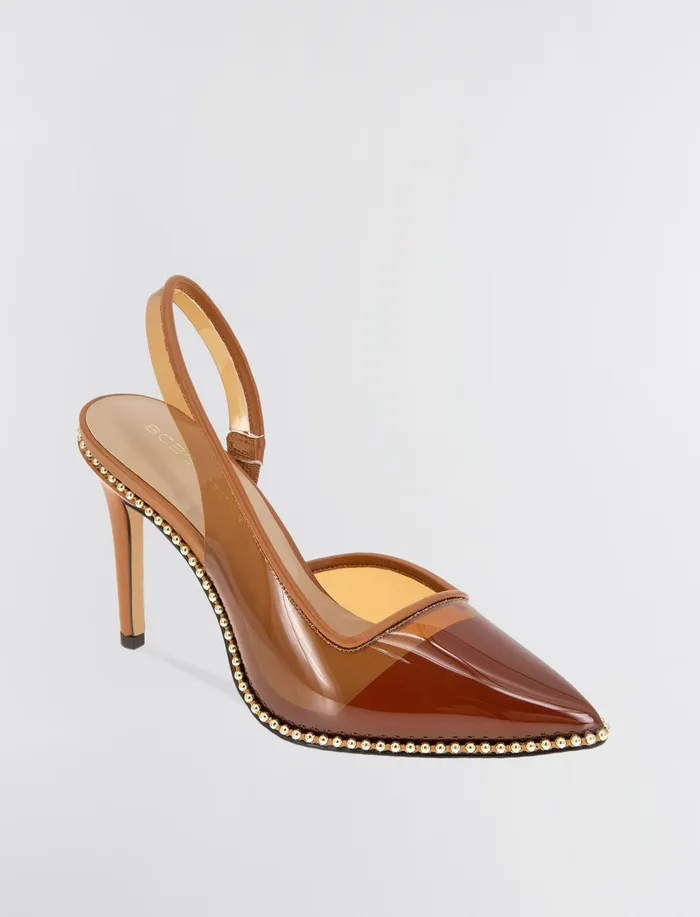 Women Shoes BCBG Brown Hamina Pump Sugar Almond