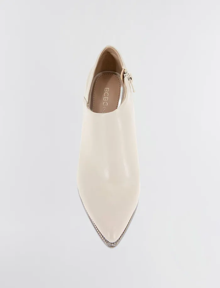 Women Shoes BCBG Cream Hadix Shootie Stone