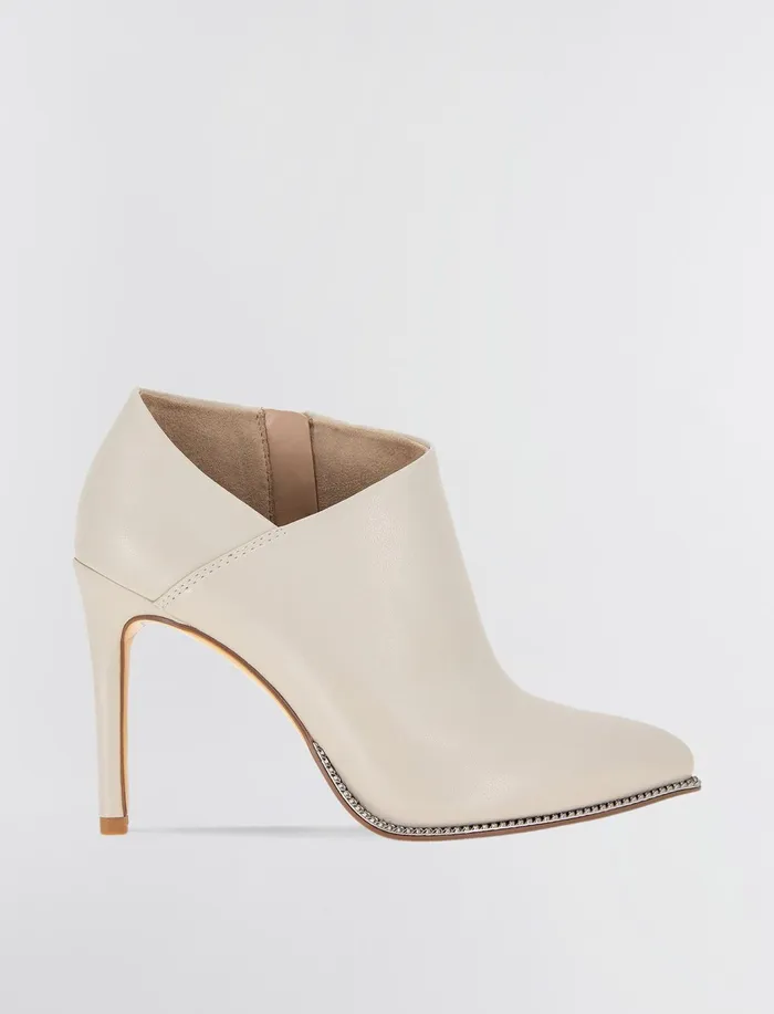 Women Shoes BCBG Cream Hadix Shootie Stone