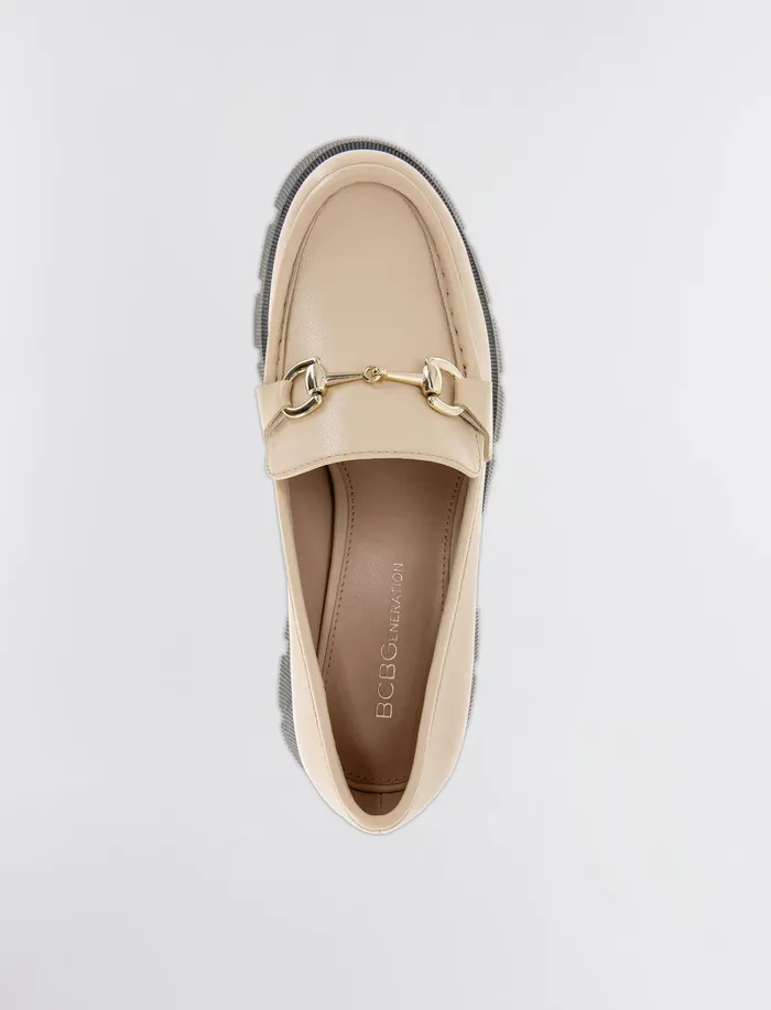 Women Shoes BCBG Cream Raylin Loafer Frappe