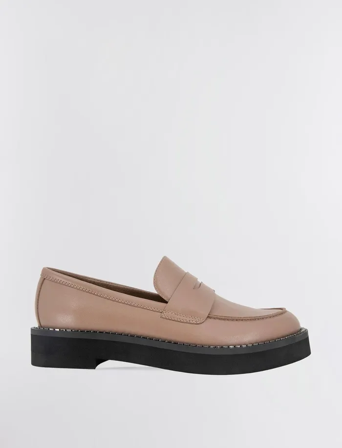 Women Shoes BCBG Taupe Sabin Loafer Taupe
