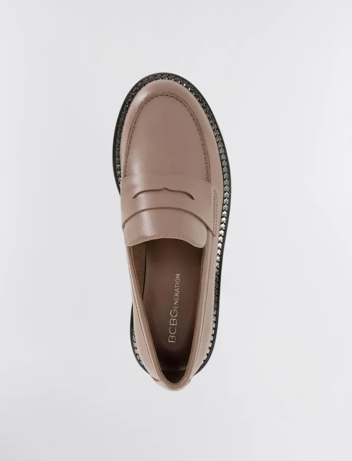 Women Shoes BCBG Taupe Sabin Loafer Taupe