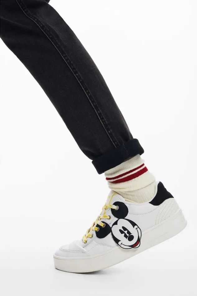 Women Shoes Desigual Mickey Mouse Sneakers