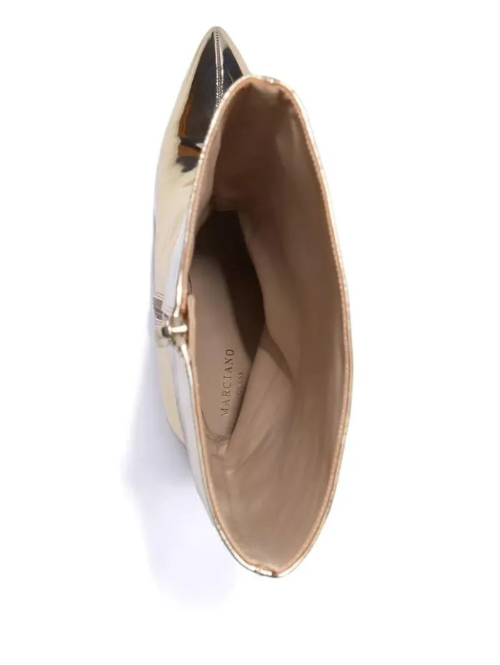 Women Shoes Marciano Brandy KneeHigh Boot Gold2