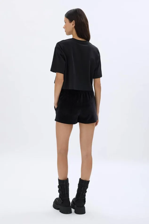 Women Shortsleeved Crewneck Tshirt Black Black Sonia Rykiel TShirts
