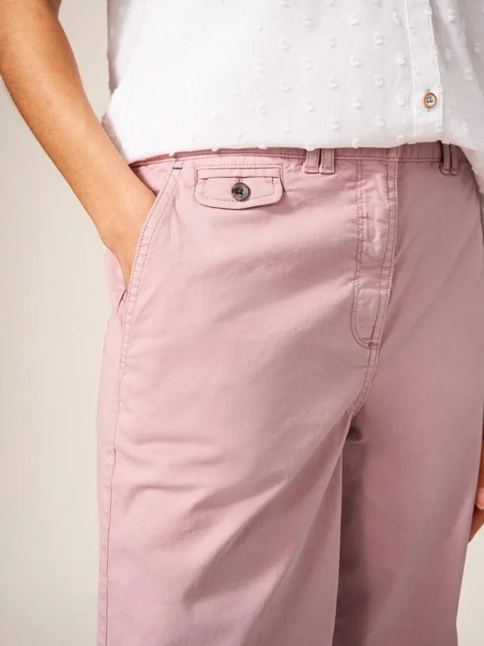 Women SHORTS White Stuff Hayley Organic Chino Shorts Mid Pink Women SHORTS White Stuff Hayley Organic Chino Shorts Mid Pink