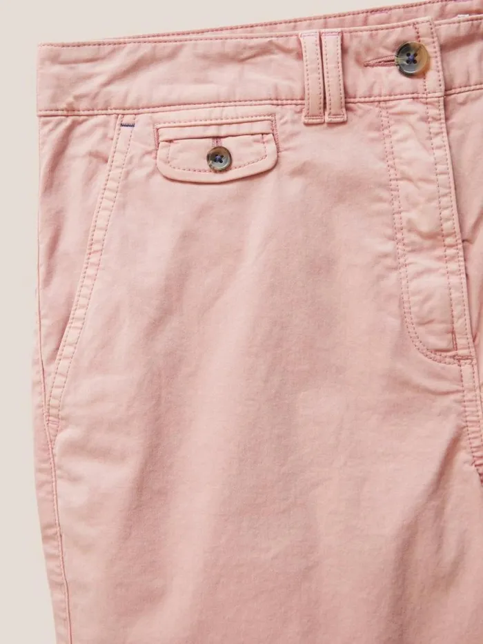 Women SHORTS White Stuff Hayley Organic Chino Shorts Mid Pink Women SHORTS White Stuff Hayley Organic Chino Shorts Mid Pink