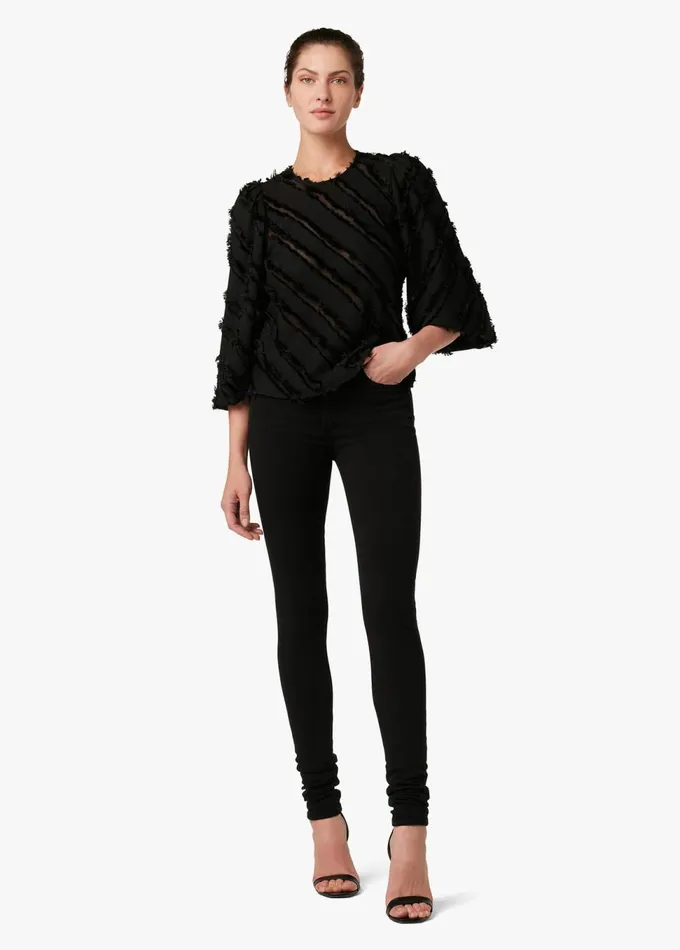 Women Skinny Joe039s Jeans THE TWIGGY Black