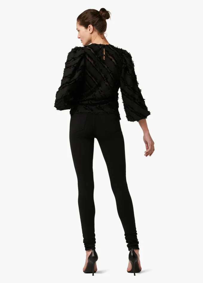Women Skinny Joe039s Jeans THE TWIGGY Black