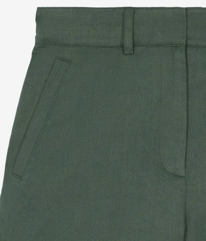 Women Skirts and Shorts THE KOOPLES Khaki Suit Shorts