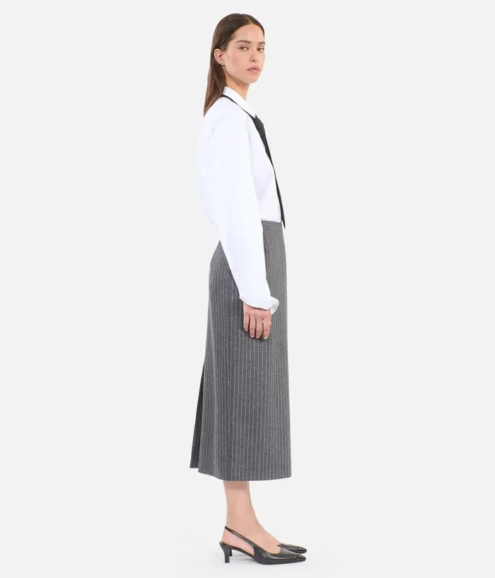 Women Skirts and Shorts THE KOOPLES Midlength Striped Pencil Skirt