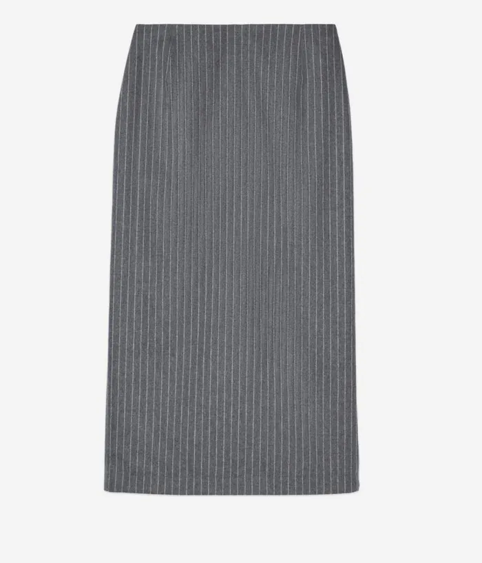 Women Skirts and Shorts THE KOOPLES Midlength Striped Pencil Skirt