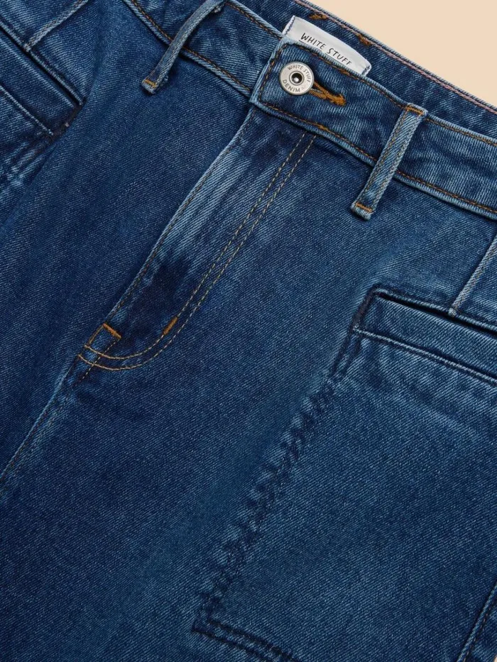 Women SKIRTS White Stuff Penny Denim Midi Skirt Mid Denim