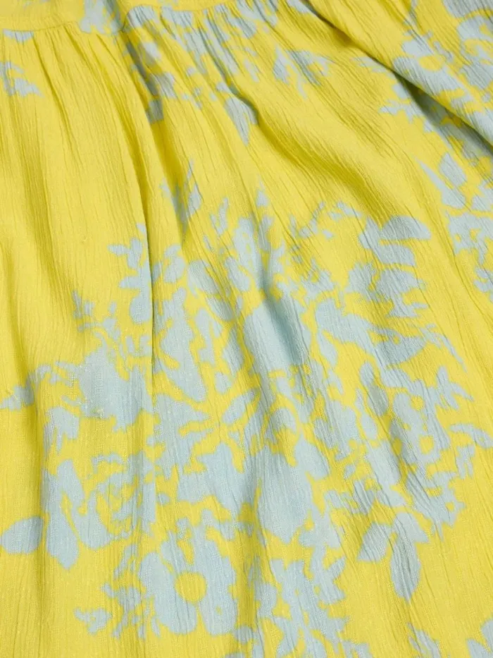 Women SKIRTS White Stuff Seema Eco Vero Midi Skirt Yellow Print