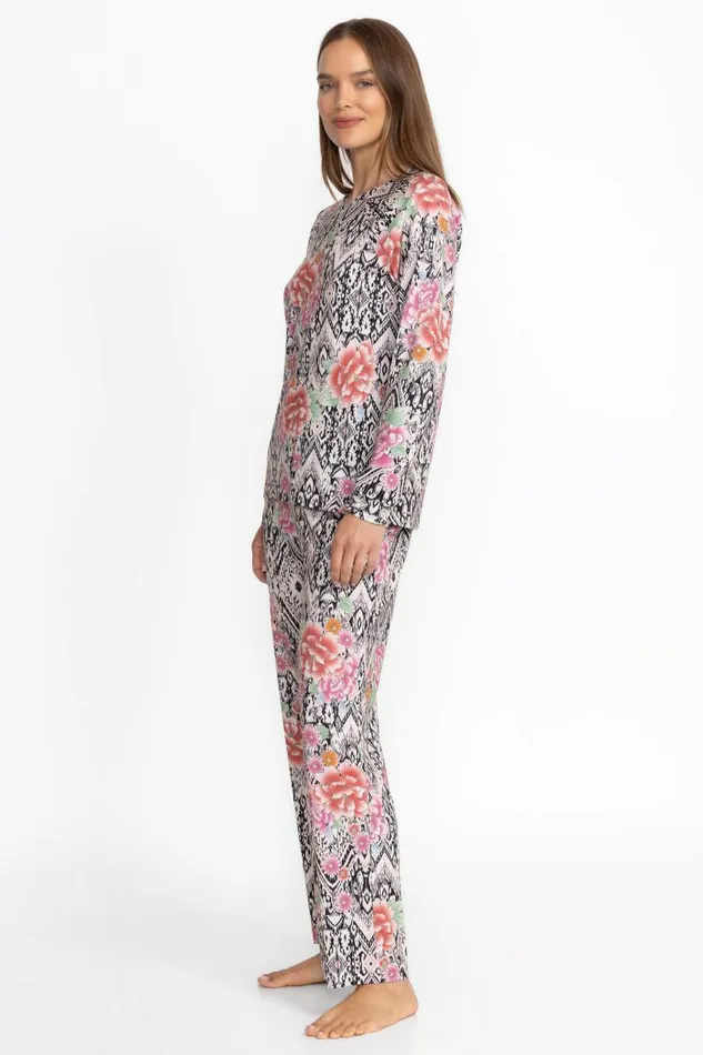 Women Sleepwear Johnny Was THE RAGLAN PJ SET Azzie Flower