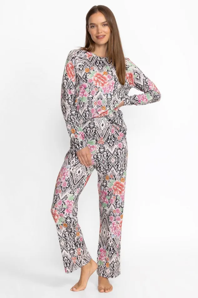 Women Sleepwear Johnny Was THE RAGLAN PJ SET Azzie Flower