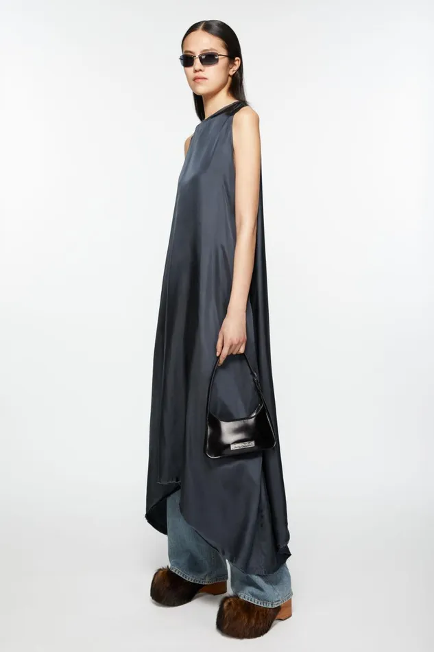 Women Sleeveless Dress Anthracite Grey Acne Studios Dresses