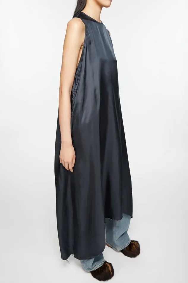 Women Sleeveless Dress Anthracite Grey Acne Studios Dresses