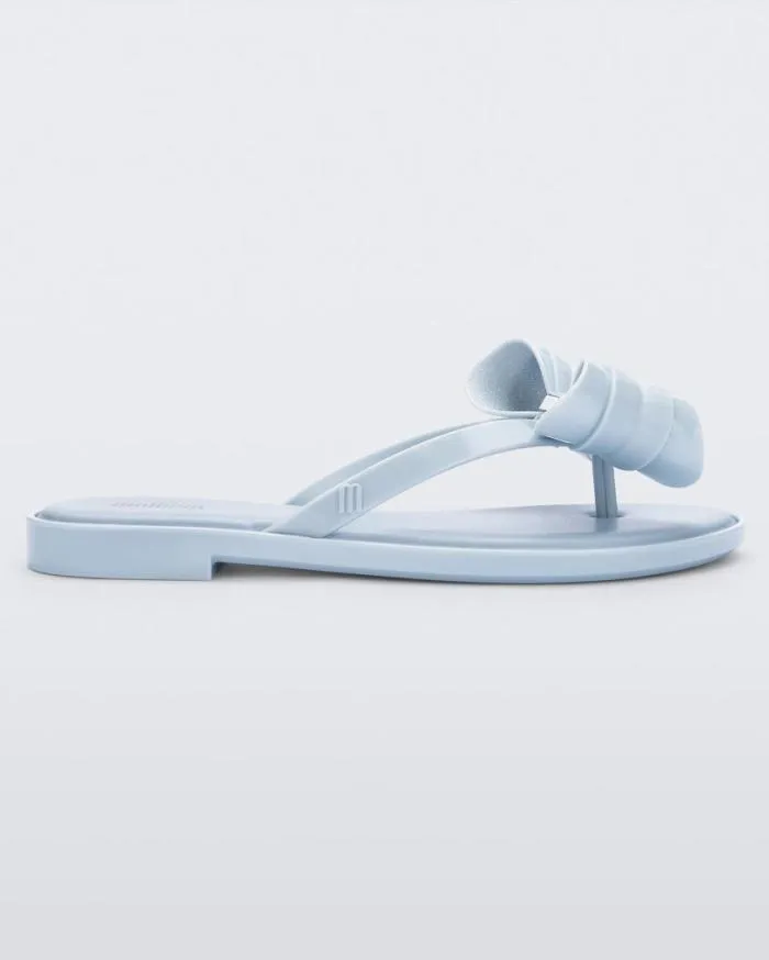 Women Slim Flip Flop Glitter Blue Melissa Flip Flops