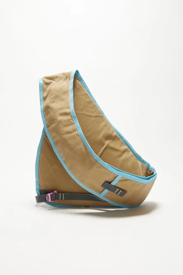 Women Sling Backpack Beigeblue Acne Studios Bags