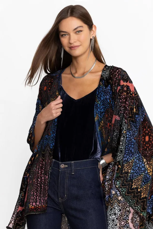 Women Slips and Camis Johnny Was ETTA CAMI VELVET Navy Women Slips and Camis Johnny Was ETTA CAMI VELVET Navy