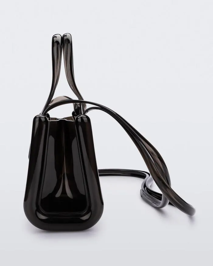 Women Small Jelly Shopper Black Melissa Handbags