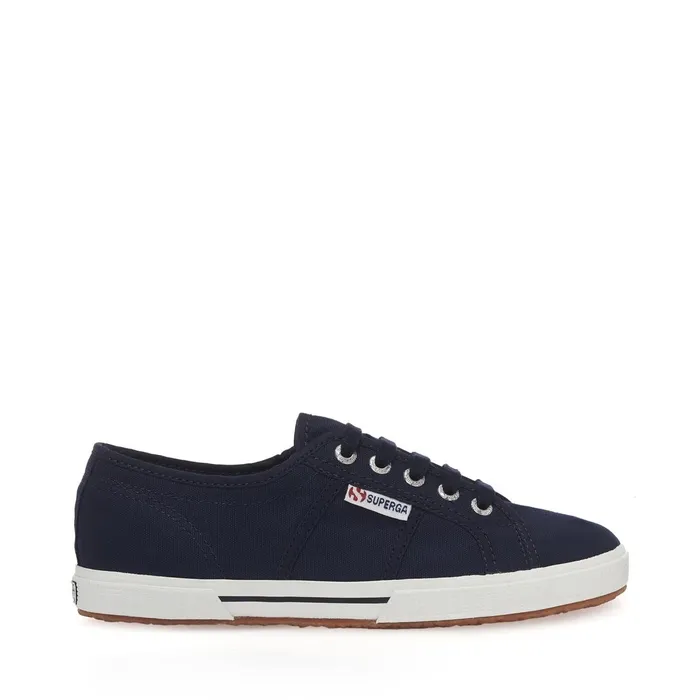 Women Sneakers Unisex 2950COTU Low Cut BLUE DK Superga Low Cut