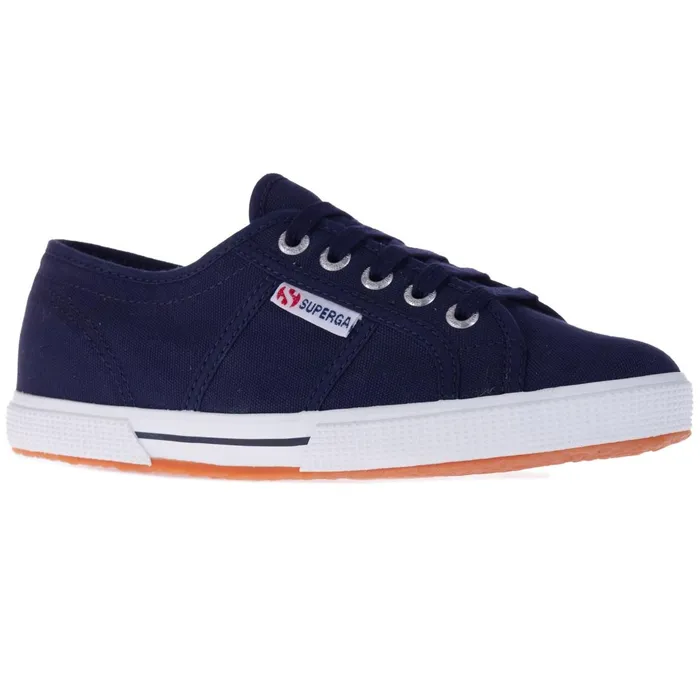 Women Sneakers Unisex 2950COTU Low Cut BLUE DK Superga Low Cut