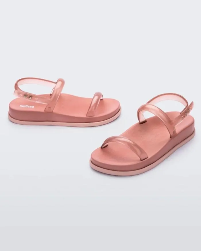 Women Soft Wave Sandal Pinkclear Pink Melissa Sandals