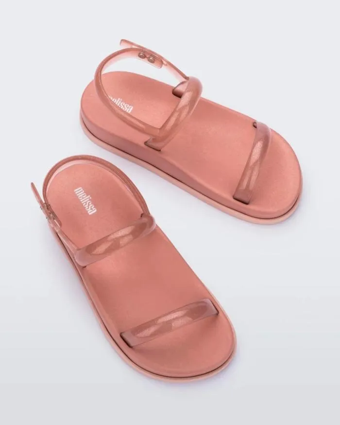 Women Soft Wave Sandal Pinkclear Pink Melissa Sandals