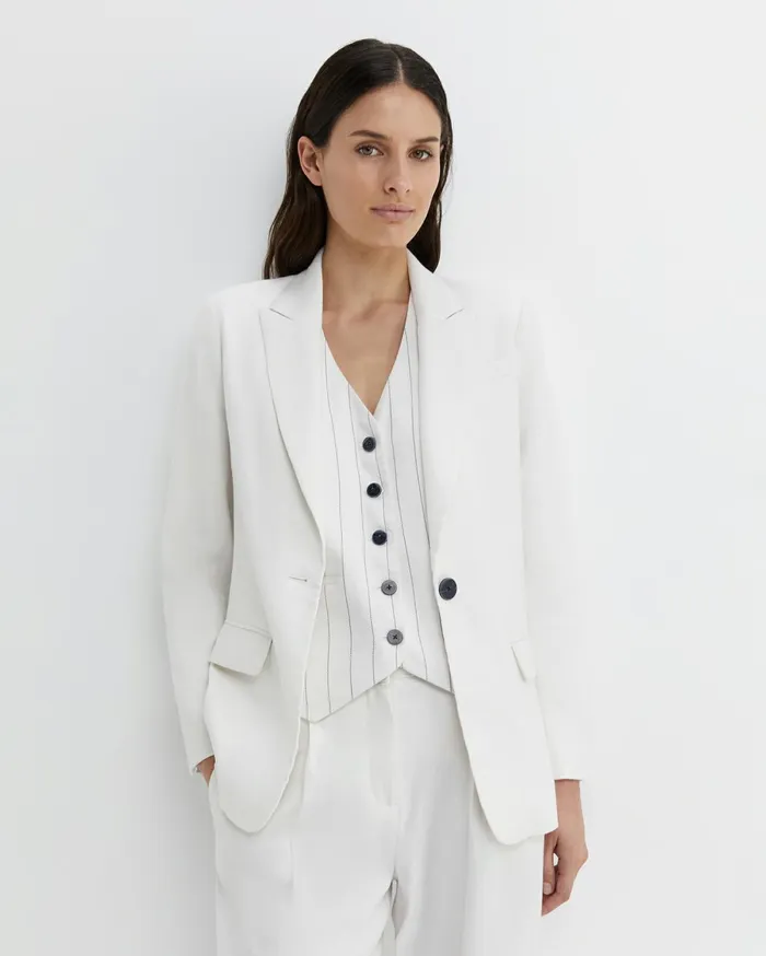 Women Sportscraft Blazers Brianne Blazer White