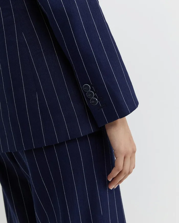 Women Sportscraft Blazers Brianne Stripe Blazer Navywhite
