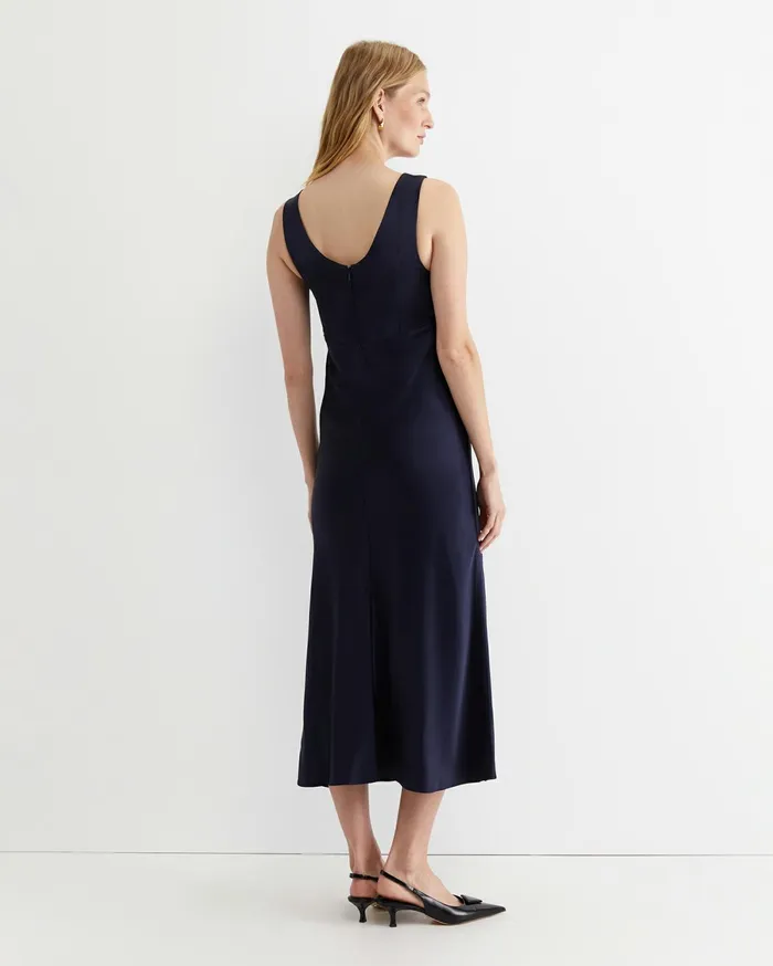 Women Sportscraft Dresses Harlow Sateen Slip Dress Navy