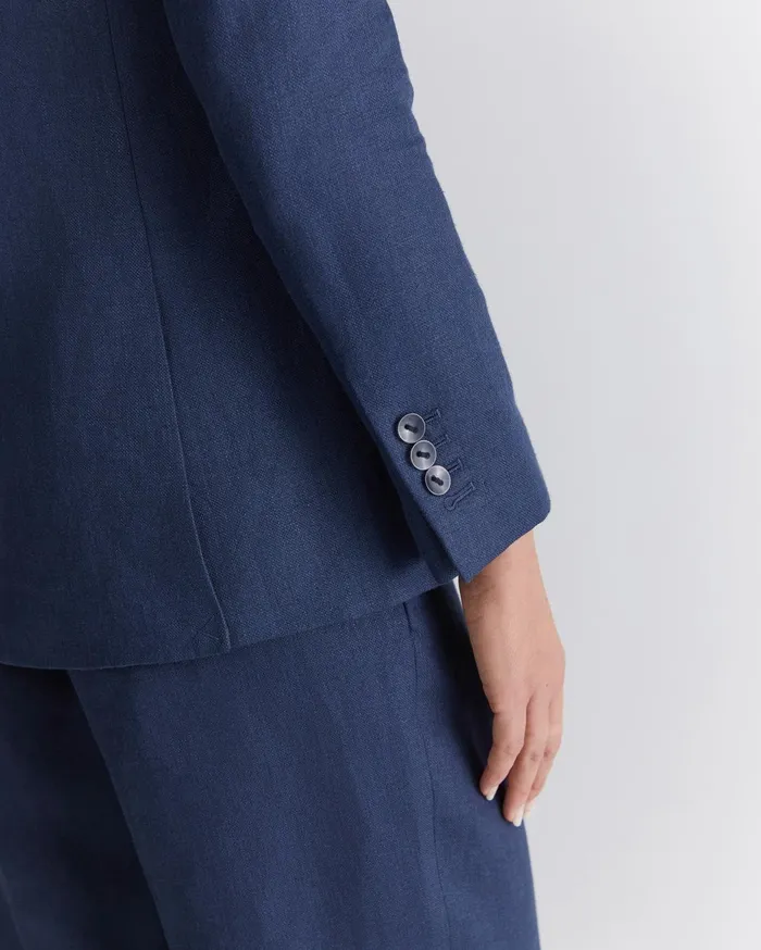 Women Sportscraft Jackets and Vests Freya Linen Blazer Navy