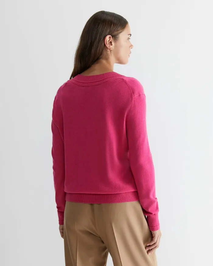 Women Sportscraft Knits and Cardigans Laurina Vneck Sweater Cerise