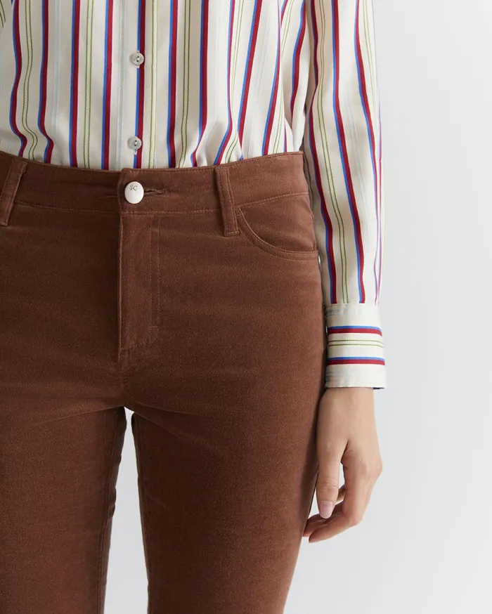 Women Sportscraft Pants Cleo Velvet Pant Cognac