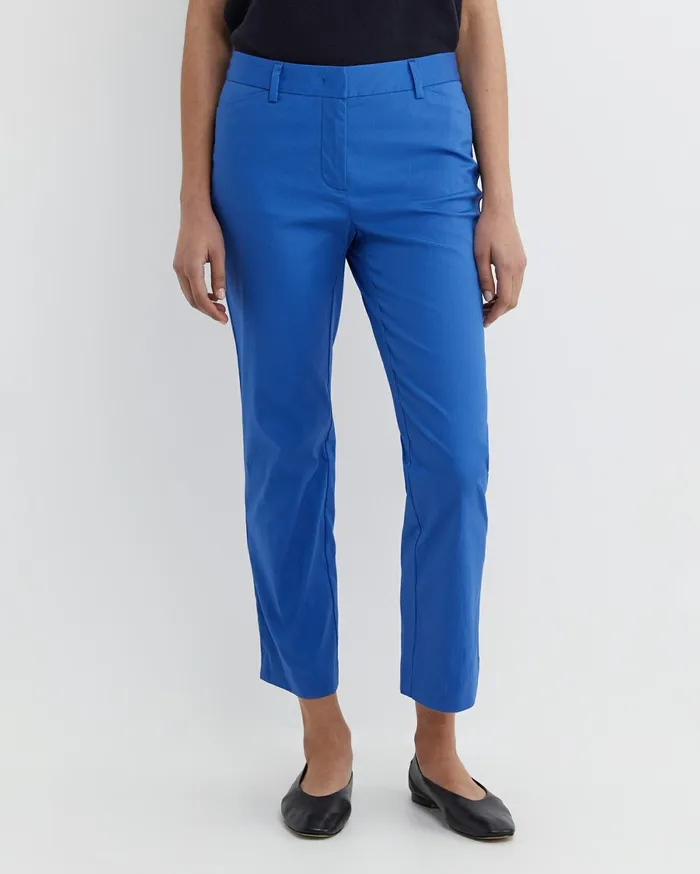 Women Sportscraft Pants Evie Straight Capri Pant Cerulean