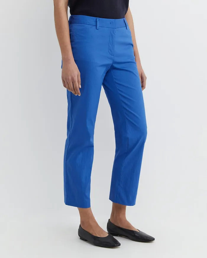 Women Sportscraft Pants Evie Straight Capri Pant Cerulean