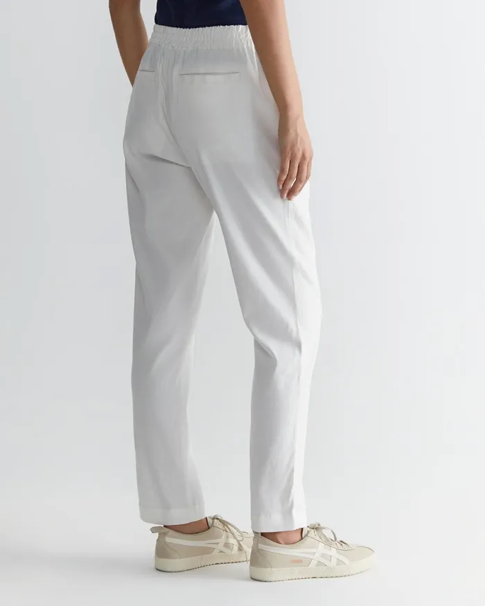 Women Sportscraft Pants Rosa Linen Pant White