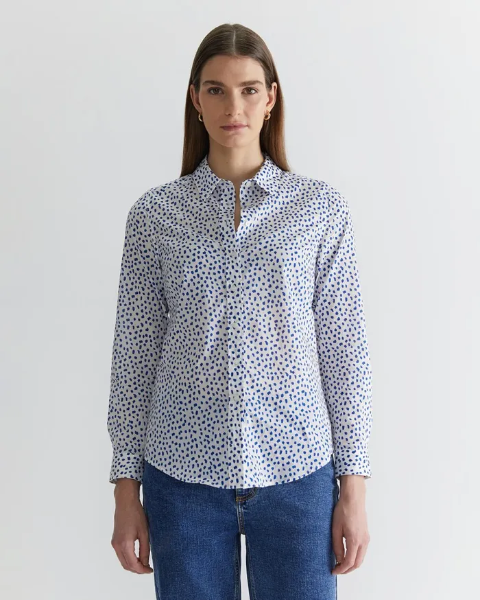 Women Sportscraft Shirts Geo Lily Voile Shirt Multi