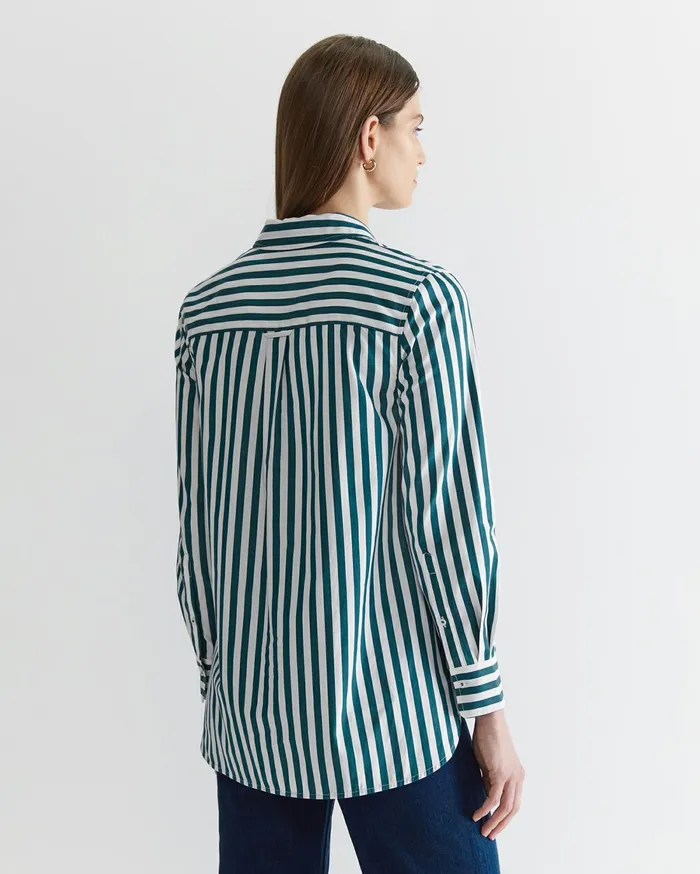 Women Sportscraft Shirts Serena Stripe Shirt Whitegreen