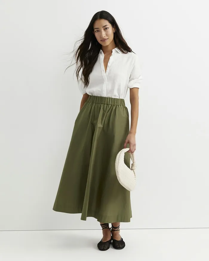 Women Sportscraft Skirts Elina Cotton Maxi Skirt Khaki